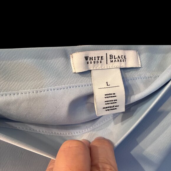 Beautiful White House Black Market light blue Skirt - L - Picture 2 of 3